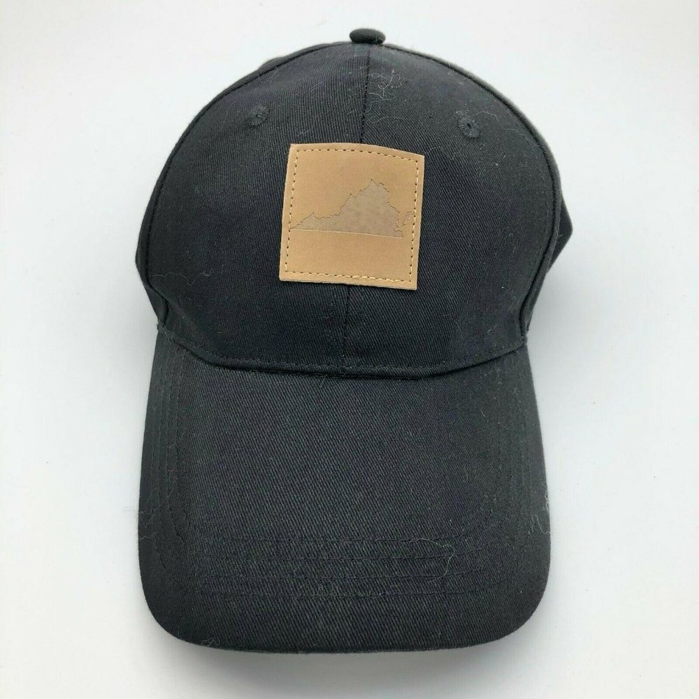 Gertex State of Virginia Black Baseball Hat Adjust